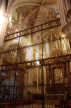 Reja en el altar mayor de la Catedral de Cuenca, Castilla-La Man