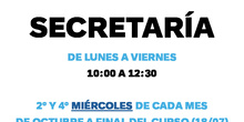 Cartel secretaría