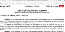 Lengua I Distancia Clase 4 20241002 - Las lenguas de España