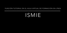 Presentación tutor ISMIE