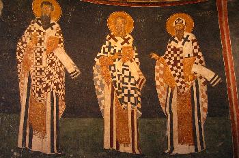 Frescos con escenas bíblicas en el Kariye Museum o San Salvador