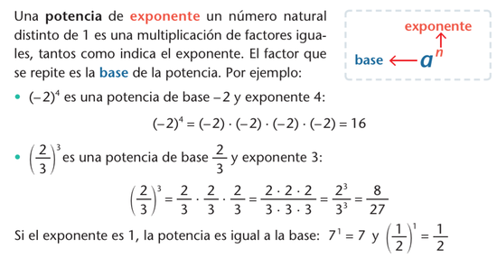 Definición de potencia