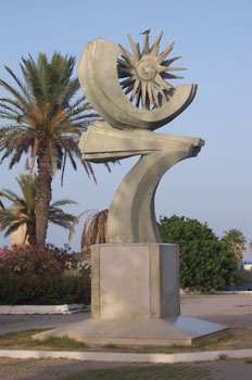 Monumento de proclamación del presidente, Monastir, Túnez