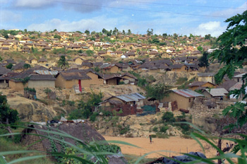 Ciudad baja de Nacala, Mozambique