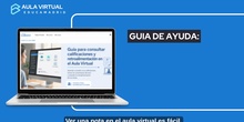 Guia de ayuda: Consulta de calificaciones y retroalimentación 