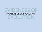 Evolución