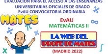 EvAU Matemáticas II