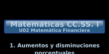 B1MAS1 U02 Matemática financiera