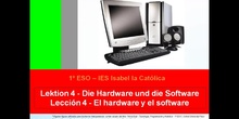 1º ESO / Tema 4 -> El hardware y el software