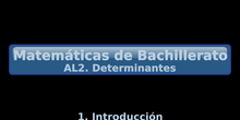 MateBach-AL2. Determinantes