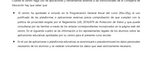 Consentimiento informado para familias 2019