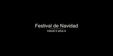 Festival de Navidad Infantil 5 años