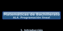 MateBach-AL4. Programación lineal