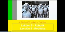 3º ESO / Tema 5 -> La robótica