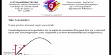 TEORÍA DE TIRO PARABÓLICO 1 BACH