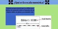 Escalas gráfica y numérica