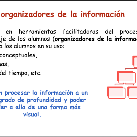 Organizador información