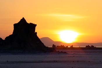 Atardecer, Rep. de Djibouti, áfrica