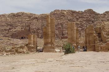 Restos arqueológicos, Petra, Jordania