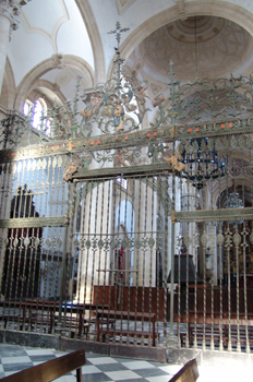 Reja en la Catedral de Baeza, Jaén, Andalucía