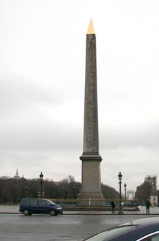 Obelisco de la Plaza de la Concordia, París, Francia