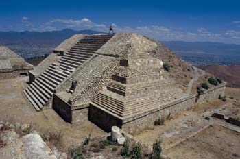 Templo de las ruinas de Monte Albán, México