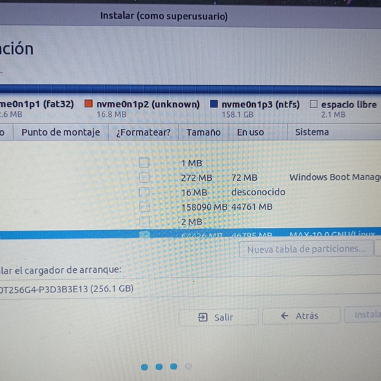 Puntos de inserción MAX 12
