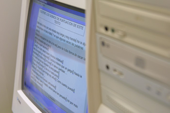 Pantalla de ordenador