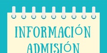 INFORMACIÓN ADMISIÓN 1º CICLO