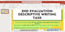 Descriptive Writing- 1º ESO