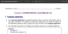 TEMA 6. EXPRESIONES ALGEBRAICAS  1ª Sesión  03-03-2026