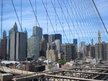 Nueva York visto desde Puente de Brooklyn