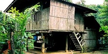 Casa de madera thai, Tailandia