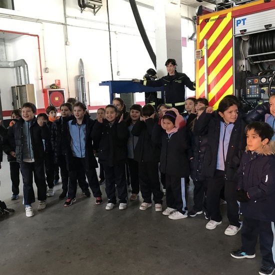 Visita al Parque de Bomberos 13