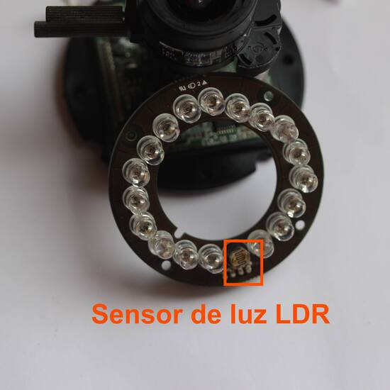 Diodos IR de cámara de CCTV