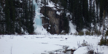 Lago Louise helado, Parque Nacional Banff