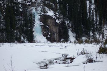 Lago Louise helado, Parque Nacional Banff