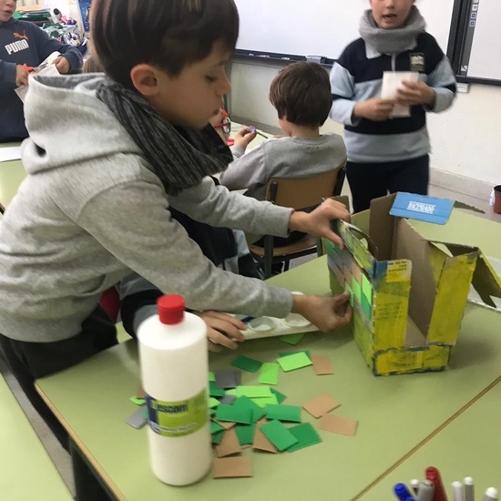 2019_02_08_1º y 2º construye una maqueta del cole_Proyecto The Great Plant Hunt_CEIP FDLR_Las Rozas 1