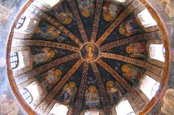 Frescos con escenas bíblicas en el Kariye Museum o San Salvador