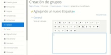 Aspecto visual de un curso Moodle: encabezado, calendario, secciones.
