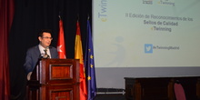 Entrega diplomas II Edición Reconocimiento Sellos de Calidad eTwinning Comunidad de Madrid 2