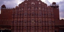 Palacio de los Vientos al atardecer, Jaipur, India