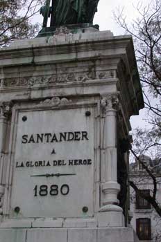 Pedestal de una escultura