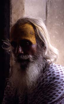 Sadhu (santón o asceta), Agra, India