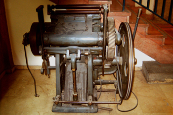 Máquina de impresión minerva