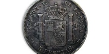 Pesetas  Alfonso XII, Cruz