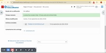 Entregar una tarea a través del Aula Virtual.