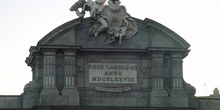 Detalle de la Puerta de Alcalá de Madrid