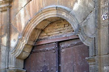 Detalle de la Iglesia de Santa María Jus del  Castillo, Estella,