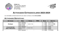 EXTRAESCOLARES CHRONOS